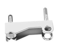 BESTonZON supporto per campanaccio morsetto per montaggio a campanaccio Morsetto della staffa del campanaccio Staffa serraggio campanaccio batteria Staffa campanaccio batteria stabile Silver