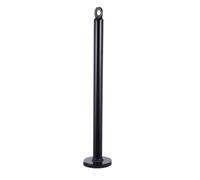 BESTonZON Supporto per Dischi Pesi in Acciaio Nero 13,00in Gancio | Montaggio Rapido Moschettone Robusto, Vassoio Inferiore Portante, per Casa e Cavi, Accessori Fitness
