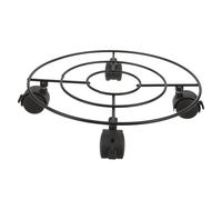 BESTonZON Supporto per Fiori da Esterno Moderno fioriere impianto di laminazione Motore Pesante Supporto per Vaso di Fiori Stand portafiori in Metallo fioriera all'aperto Ferro da Stiro Nero