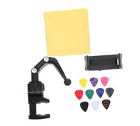 BESTonZON Supporto Per Telefono Cellulare e Leggio Per Paletta Di Chitarra Clip Regolabile Per Visualizzare Spartiti Musicali e Video Didattici Compatibile La Maggior Parte Dei Telefoni