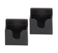 BESTonZON Supporto Radio Cb 2 Pezzi, Clip Porta Microfono Adesiva per Auto e Ufficio, Staffa Montaggio Microfono Wireless con Presa Salda e Installazione senza Viti, Compatibile