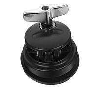 BESTonZON Supporto Sonoro in Ferro Batteria Placcato Argento e Tom per Nero Funzione di Regolazione Eccellente Trasferimento Accessorio per Kit Batteria e Concerto