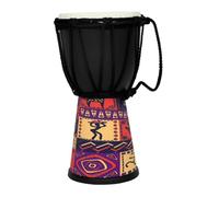 BESTonZON Tamburo Djembe Africano Facile da Usare per Ragazzo Ragazza e Principianti, Strumento Musicale Leggero in Pvc Pelle Artificiale di Capra per Performance e Attività Musicali