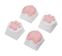 BESTonZON Tastiere 4 Pz Copritasti con Copritasti in silicone Copritasti con tastiera meccanica keycap per i giocatori tappi per tastiera del computer keycaps custom Accessorio Tastiera