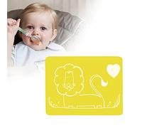 BESTonZON Tovagliette in Silicone Alimentare Portatile Antiscivolo con Motivo a Leone per Bambini e Neonati per ristoranti e Altro Ancora (Colore Casuale)