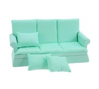 BESTonZON Tre Cuscini Morbidi Divanetto Moderno Realistico per Decorazione Soggiorno Bambole Mobili Miniatura Compatti e Leggeri
