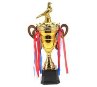 BESTonZON Trophy Cup con Design Colomba Pace e libertà per Tornei e Competizioni Premio per Calcio e Piccioni Coppa Decorativa Metallo