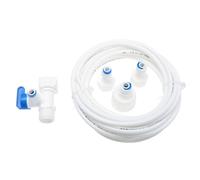 BESTonZON Tubo Flessibile Per Macchina Del Ghiaccio 5 Metri Adattatore Per Raccordi Di Collegamento Kit Completo Per Installazione Facile e Durevole Accessorio Pratico Per Produzione Di Ghiaccio