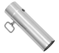 BESTonZON Tubo in Acciaio con Valvola Aria e Controllo Registro per Stufa da Campo Resistente al Calore Montaggio Rapido per Campeggio Trekking e Pesca