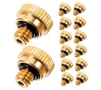 BESTonZON Ugelli Nebulizzatori in Metallo Senza Piombo per Impianto di Raffreddamento Esterno da Bassa Pressione Anti-perdite per Giardinaggio Serra e Controllo della Polvere