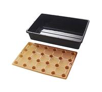 BESTonZON Vassoio per Coltivazione di Piante Contenitore per Germinazione in Serra Vassoio per Vivai Drenaggio Materiale Resistente per Coltivare Piante e Ortaggi