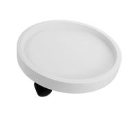 BESTonZON Vassoio Rotondo per Fioriere con Ruote Girevoli Base Mobile in Plastica Rinforzata per Piante da Portavaso Pratico e Durevole per Proteggere Pavimenti e Facilitare Spostamento