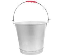 BESTonZON Vecchio Secchio Di Alluminio Secchio Pesante Contenitore Per Il Ghiaccio Secchio Portatile Per Il Latte Secchio in Acciaio Succo Acciaio Inossidabile Alluminio