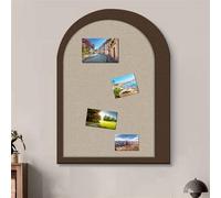 BESTORI Bacheca Grande Autoadesiva, Lavagna in Feltro di Sughero Pieghevole, Decorazione da Parete, Bacheca decorativa per Esposizione da Foto e Appunti, Cachi, 60 x 80 cm