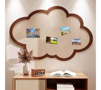 BESTORI Bacheca Grande Autoadesiva Lavagna Sughero Pieghevole Bacheca Decorativa in Feltro per Ufficio Scuola, Casa, Decorazione da Parete, Cachi, 40 x 60 cm