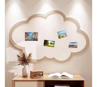 BESTORI Bacheca Grande Autoadesiva Lavagna Sughero Pieghevole Bacheca Decorativa in Feltro per Ufficio Scuola, Casa, Decorazione da Parete, Beige, 80 x 120 cm