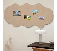 BESTORI Bacheca in Feltro Decorativa Lavagna Sughero Pieghevole Bacheca Grande Autoadesiva per Incollare Appunti, Foto, Programmi, Annunci, Cachi, 60 x 120 cm