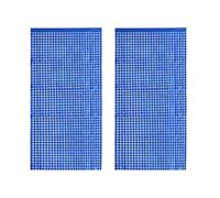 BESTORI Blu Navy Tende Metalliche Feste con Frange Scintillanti, Decorazione Lamina Glitter per Capodanno, Compleanno, Festa di Nozze 2 Pezzi, 1x 2 m