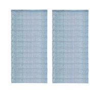 BESTORI Blu Tende Metalliche Feste con Frange Scintillanti, Decorazione Lamina Glitter per Capodanno, Compleanno, Festa di Nozze 2 Pezzi, 1x 2 m