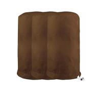 BESTORI Cappuccio Protezione Piante 3 Pezzi Sacco di Protezione Invernale per Piante Riutilizzabile per Telo di Protezione Antigelo Non Tessuto, Marrone, 60 x 80 cm