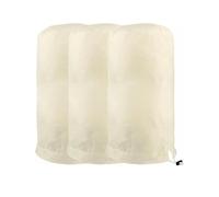 BESTORI Cappuccio Protezione Piante 3 Pezzi Sacco di Protezione Invernale per Piante Riutilizzabile per Telo di Protezione Antigelo Non Tessuto, Beige, 60 x 80 cm