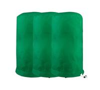BESTORI Cappuccio Protezione Piante 3 Pezzi Sacco di Protezione Invernale per Piante Riutilizzabile per Telo di Protezione Antigelo Non Tessuto, Verde, 120 x 180 cm
