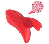 Bestoy - vibratore rosso per dita ricaricabile