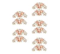 BESTOYARD 10 Pezzi Clip Scarpe Cristallo Fiore, Donna, per Stivali e | Finitura in Lega, Brillantezza Sofisticata, Rimovibili e Pratiche, Cambio Look Rapido per Uso Quotidiano
