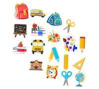 BESTOYARD 18pezzi Decorazioni Appendibili Per Ritorno Scuola Festoni e Addobbi Per Feste Scolastiche Decorazioni Colorate Con Design Cartoon Per Interni Ed Esterni