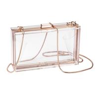 BESTOYARD 1PC Trasparente Trasparente Acrilico Trasparente Scatola a tracolla