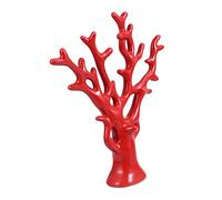 BESTOYARD 1pezzi Modern Style Decorative Ceramic Tree Shaped Ornament for Home and Office Desk Decor Elegant Jewelry Frame Sculpture