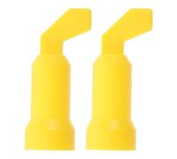 BESTOYARD 2 Pezzi Chiave per Interruttore a Pulsante da 22mm, Manico in | Pannelli di Controllo e Pulsanti di Arresto, Impugnatura Antiscivolo, Giallo, per Regolazioni Elettriche