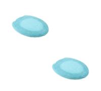 BESTOYARD 2 Pezzi Copri Coperchio WC in Poliestere Blu, Assorbente e | Protezione Dalla Polvere, Adatto alla Maggior Parte dei Sanitari, Superficie Morbida al Tatto