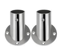 BESTOYARD 2 Pezzi Supporto per Asta Angolare in Acciaio Inossidabile 26mm, Installazione Sicura e Facile per Bastoni Doccia ad Angolo e Portasciugamani da Parete