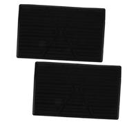 BESTOYARD 2 pezzi Tappetini Auto Pedaliera in Gomma Antiscivolo Protezione Tappeto Resistente Allusura per Suv e Veicoli Cuscinetto Poggiapiedi Auto Patch Riparazione Carpet