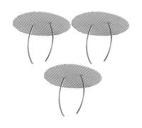 BESTOYARD 3 filtri da tè in acciaio inox a maglia fine per teiere riutilizzabili infusore strumento per accessori per birre facile da pulire mantenere
