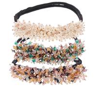 BESTOYARD 3 Pezzi Creatore di Chignon per Chioma Strass in Cristallo per | Fissa e Decora L’acconciatura, Adatto a Ragazze, per Natale e Festival Musicali Colore Casuale