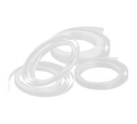 BESTOYARD 4 Pezzi Copri Aste Occhiali in Plastico Trasparente Protezione Antiscivolo per Gambe degli Occhiali, Aumenta Comfort e Prolunga la Durata
