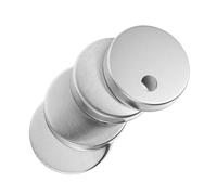BESTOYARD 4pezzi Tappi Vite per WC in Acciaio Inossidabile Kit di Fissaggio per Sedile Vasca Copribulloni Decorativi Accessori per Installazione WC Facile da Installare e Rimuovere