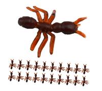 BESTOYARD 50pezzi Formiche Finte Insetti Artificiale Realistici per Decorazioni di Halloween e Scherzi Ottimi Come e Ornamenti per Ufficio e Casa