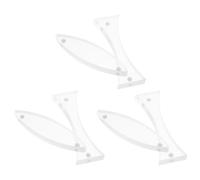 BESTOYARD 6 Pezzi Kit Magnetico di Lenti Ottiche Biconvesse e Biconcave per | Acrilico Lucidato Punti Magnetici, Finitura Opaca su Entrambe le Facce, per Aule e Dimostrazioni Mobili