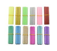 BESTOYARD 60 Pezzi Bastoncini Colla a Caldo Glitter Eva per Artigianato DIY | Formato Mini 12mm, Adesione Efficace, Fusione Rapida, Scarsa Formazione di Bollicine