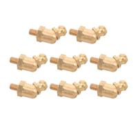 BESTOYARD 8 Pezzi Mini Ingrassatore a 45° M4x0,7 in Ottone per | Filettatura Precisa, Montaggio Sicuro senza Perdite, Flusso Regolare, per Aree Ristrette e Macchine