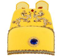 BESTOYARD Cappello Imperatore Cinese Antico in Plastica per Opera e | Copricapo Decorativo Classico, Design Elegante e Ricco, Accessorio Versatile per Performance e Scene Teatrali