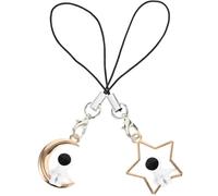BESTOYARD Charm Decorazione Multipurpose Resistente e Anti-sbiadimento Telefono 2 Pezzi in Lega e Plastica per Astronauta Corda di Cotone per Cellulare
