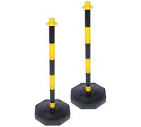 BESTOYARD Colonna Base e Cava Evitare Regolabile Altezza 2 per di Parcheggio Segnaletica di Plastica Incidenti in in Garage