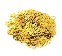 BESTOYARD Coriandoli un Tocco Romantico in Plastica Oro a Forma di Cuore 15g Circa 600 Pezzi per Decorazione Tavolo Matrimonio e Feste Nuziali