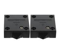BESTOYARD Interruttore Automatico Facile da Installare 2 Pezzi per Luce Armadio 2a 12v-250v Controllo Automatico Materiale Abs e Rame, Accessori Viti Inclusi, per Luci Armadio e