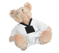 BESTOYARD Laurea di Peluche per Appassionati Giocattoli di Taekwondo Giocattoli di Karate per Animali di Peluche del Ringraziamento Orso impagliato Stoffa Black