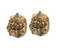 BESTOYARD Palline Baoding in Ottone Coppia, Esercizio Per Mani e Destrezza, Fitness Per Anziani, Massaggio Rilassante Per Casa, Ufficio e Viaggio